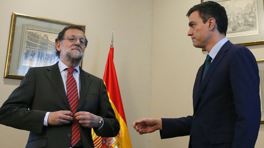 Mariano Rajoy, l'ancien président du gouvernement Espagnol, à Pedro Sanchez: « tu mens ! »