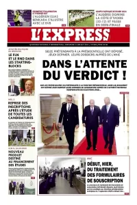 L'express quotidien du 21/07/2024