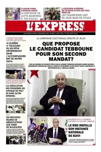 L'express quotidien du 13/08/2024