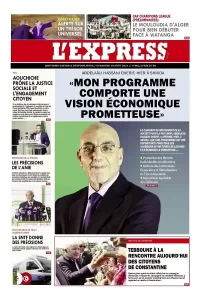 L'express quotidien du 18/08/2024