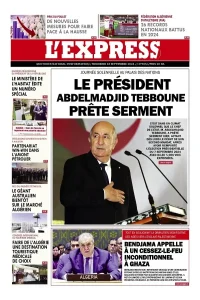 L'express quotidien du 18/09/2024