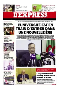 L'express quotidien du 25/09/2024