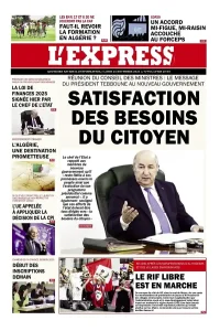 L'express quotidien du 25/11/2024