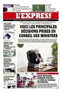 L'express quotidien du 23/12/2024