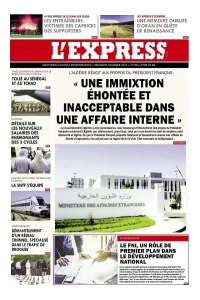 L'express quotidien du 08/01/2025