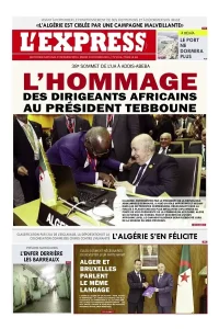 L'express quotidien du 18/02/2025